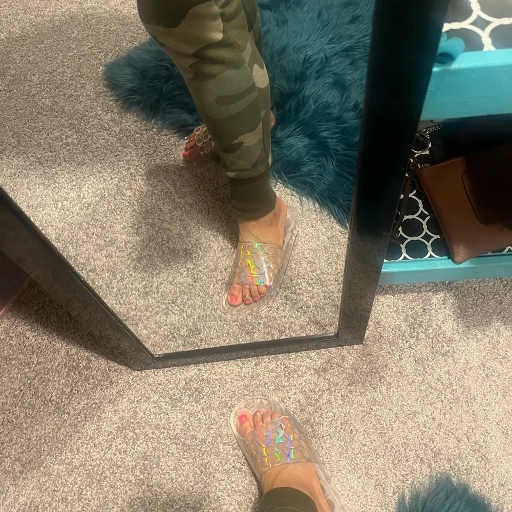 Coach slides sandals 🩴 clear size 5.5 new with tags 🏷️ 🔥🔥🔥🔥🔥🔥🔥 - Picture 7 of 13